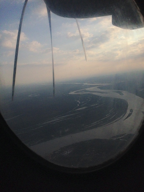 Pantanal desde el vuelo